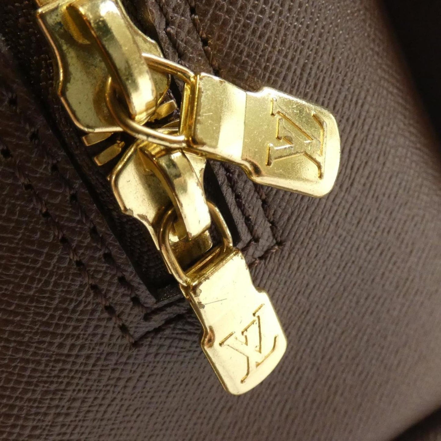 Louis Vuitton Coated Canvas Brown Handbags