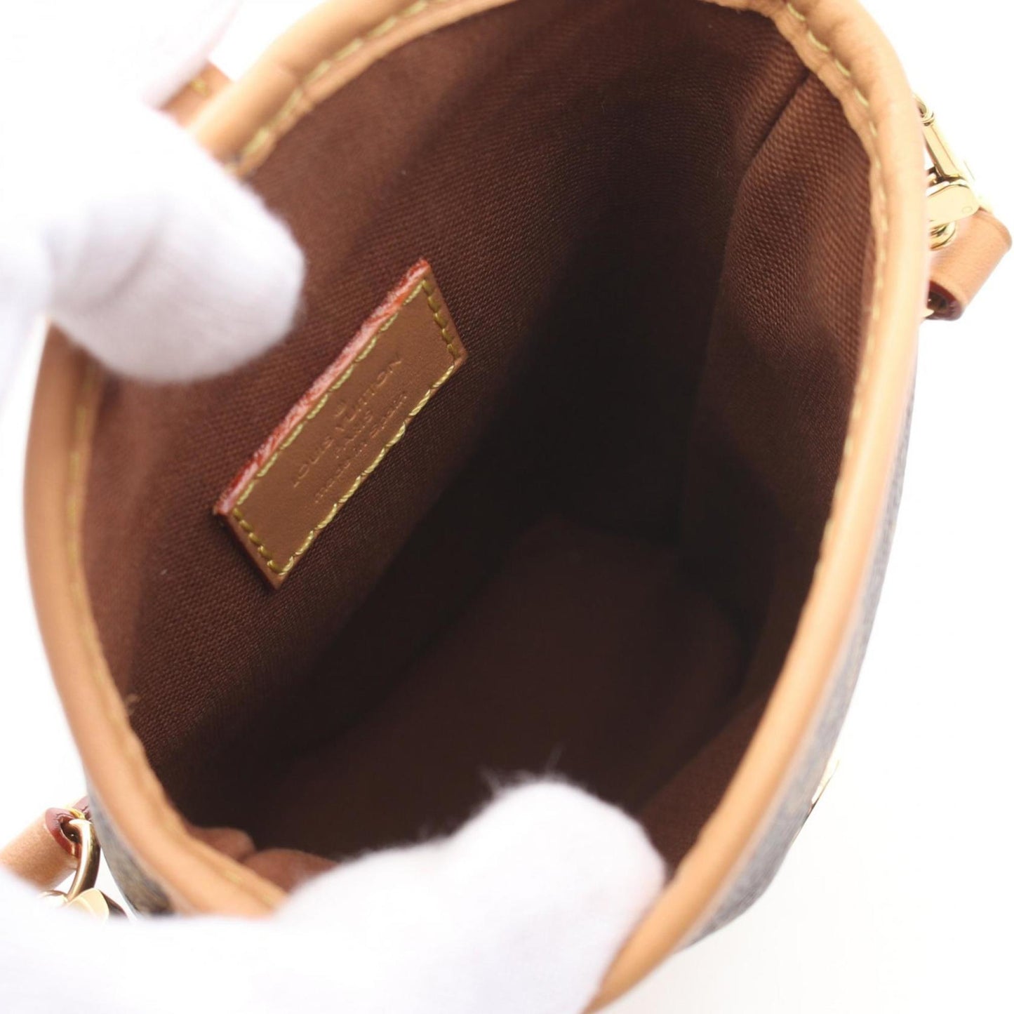 Louis Vuitton Coated Canvas Brown Shoulder Bags