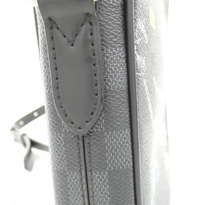 Louis Vuitton Coated Canvas Gray Shoulder Bags