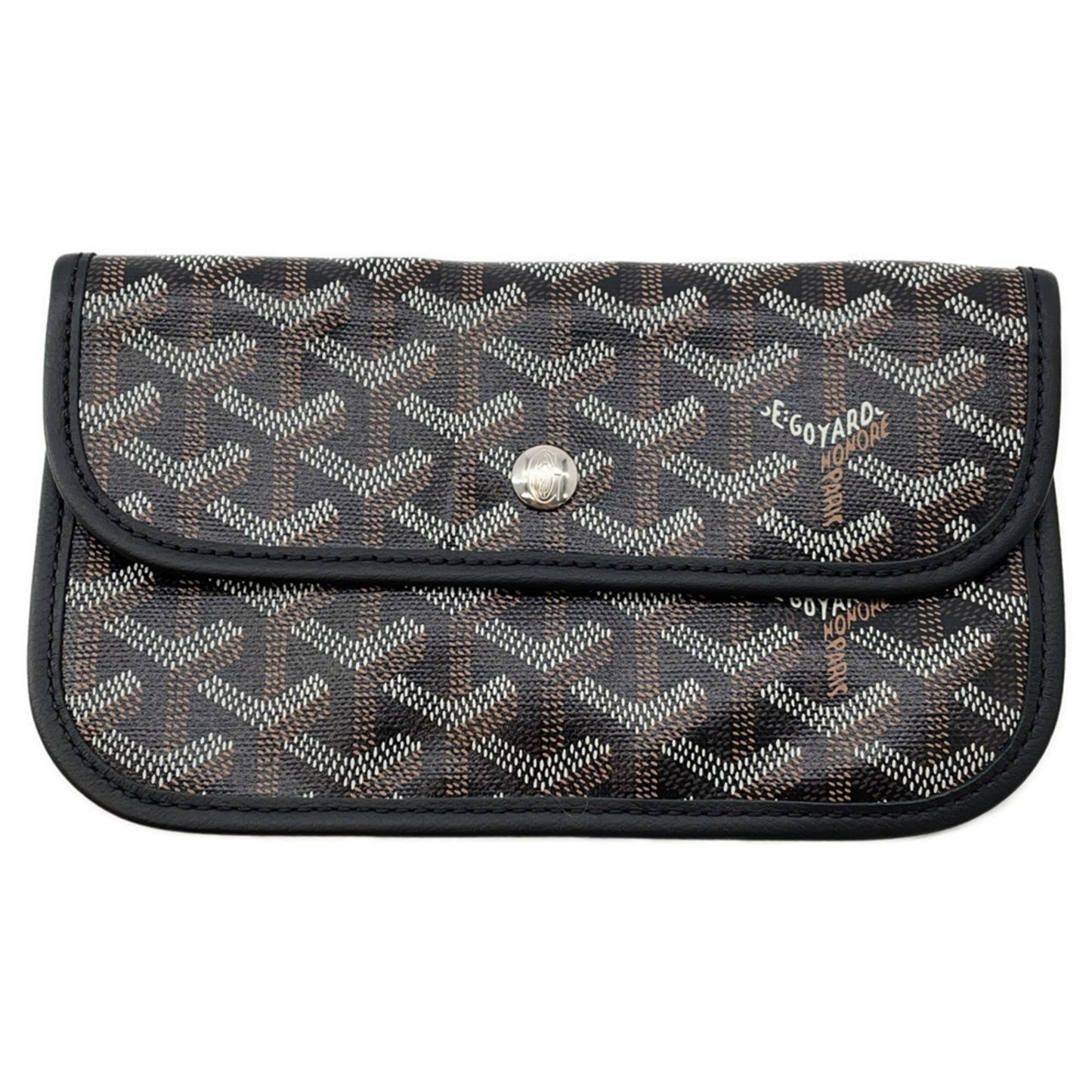 Goyard Pvc Black Tote Bags