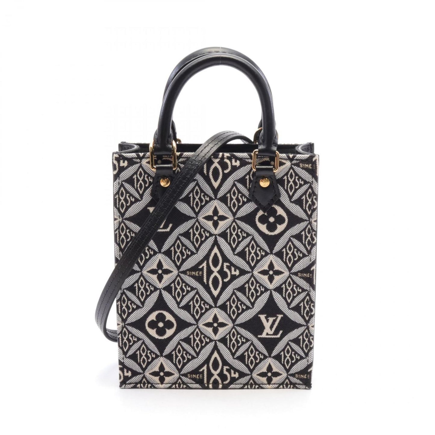 Louis Vuitton Canvas Black Handbags
