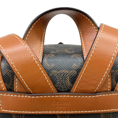 Celine Canvas Brown Backpacks