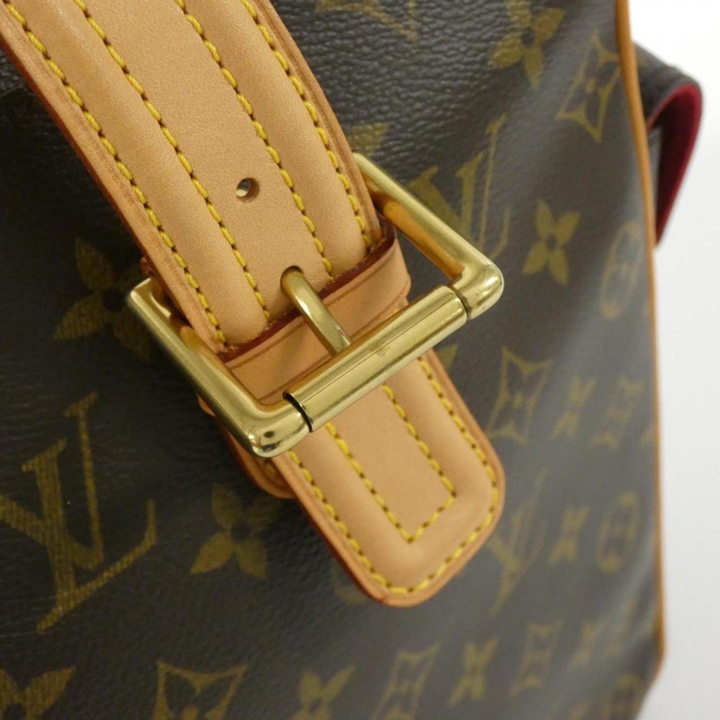 Louis Vuitton Coated Canvas Brown Handbags