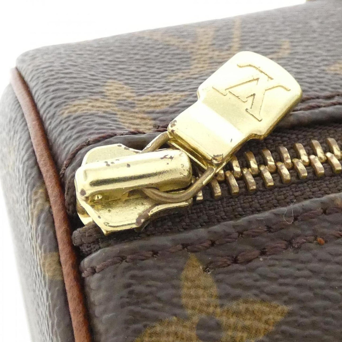 Louis Vuitton Coated Canvas Brown Handbags