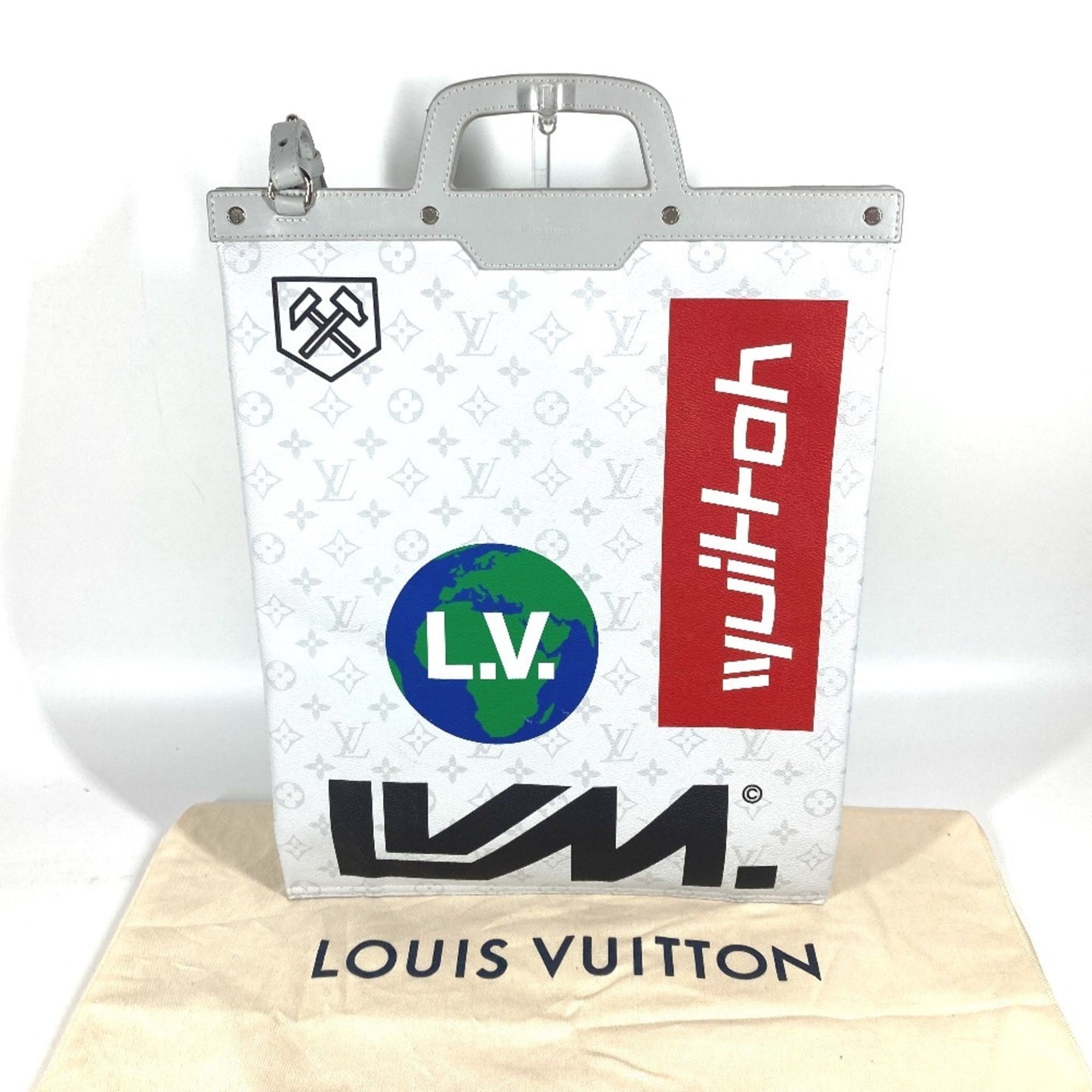 Louis Vuitton Monogram Canvas White Handbags