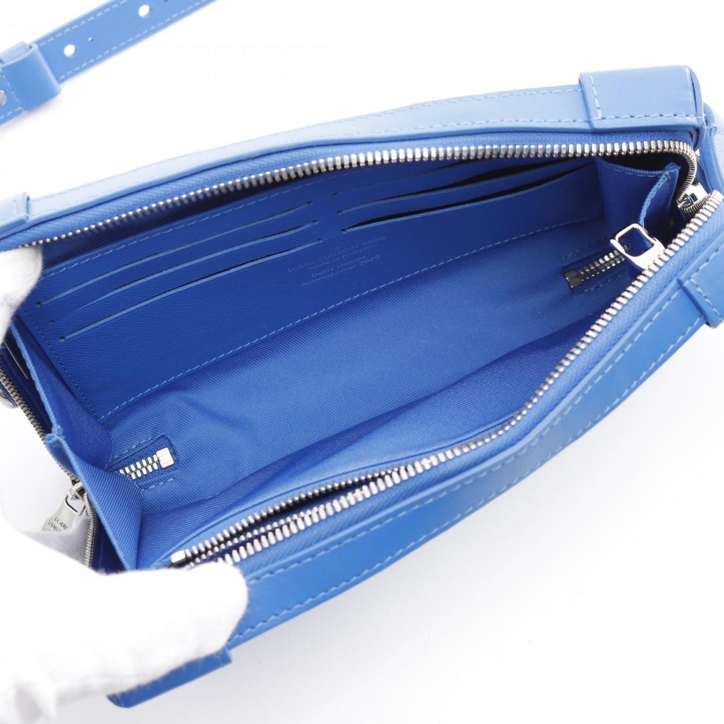 Louis Vuitton Coated Canvas Blue Shoulder Bags