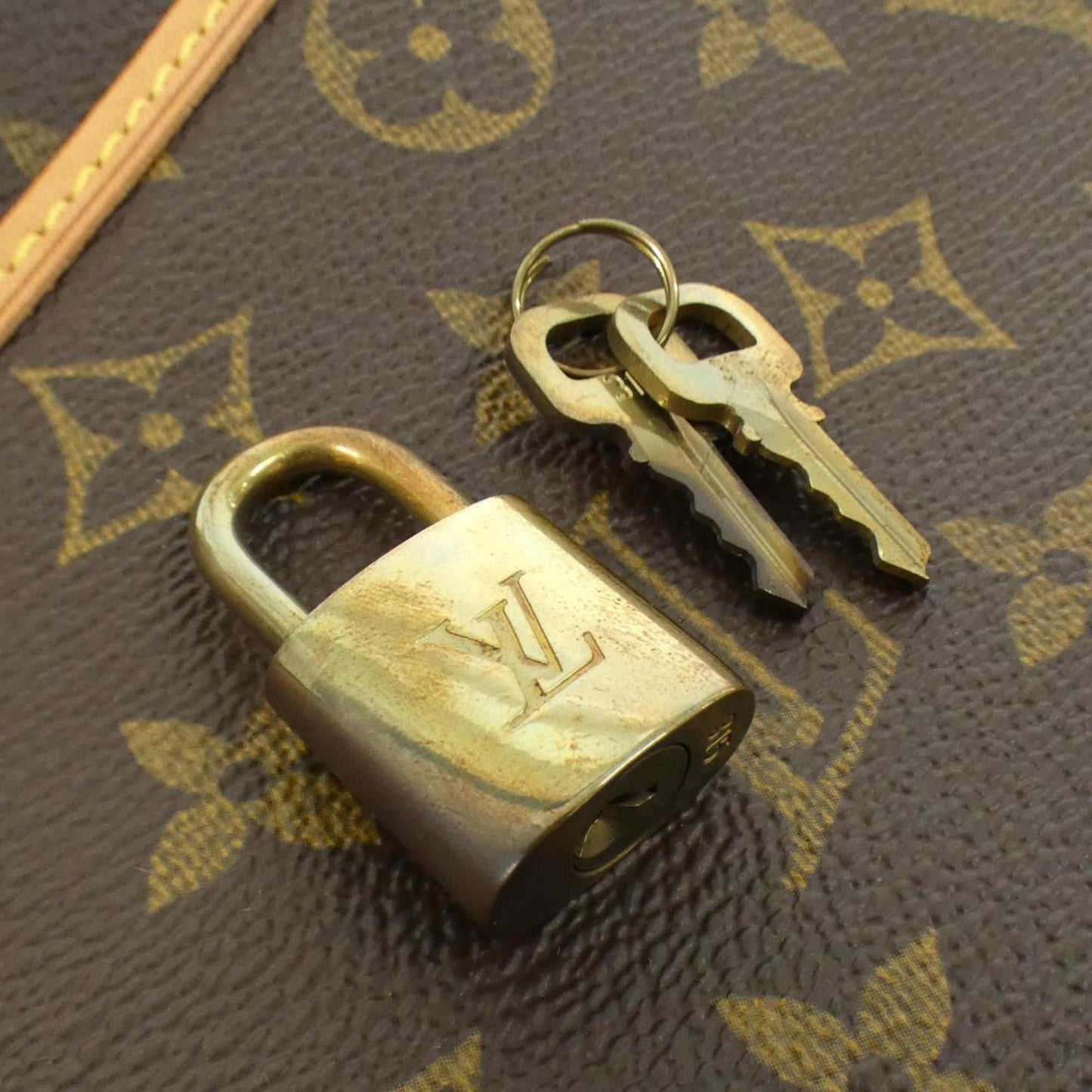 Louis Vuitton Coated Canvas Brown Handbags