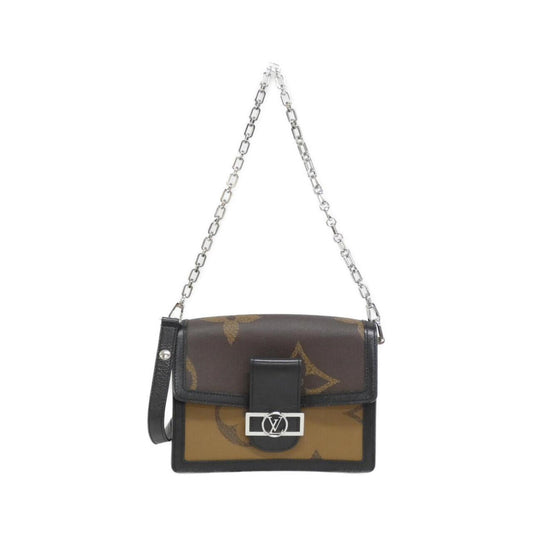 Louis Vuitton Coated Canvas Black Shoulder Bags