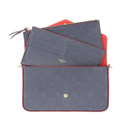 Louis Vuitton Empreinte Blue Shoulder Bags