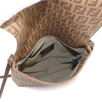 Fendi Pvc Brown Shoulder Bags