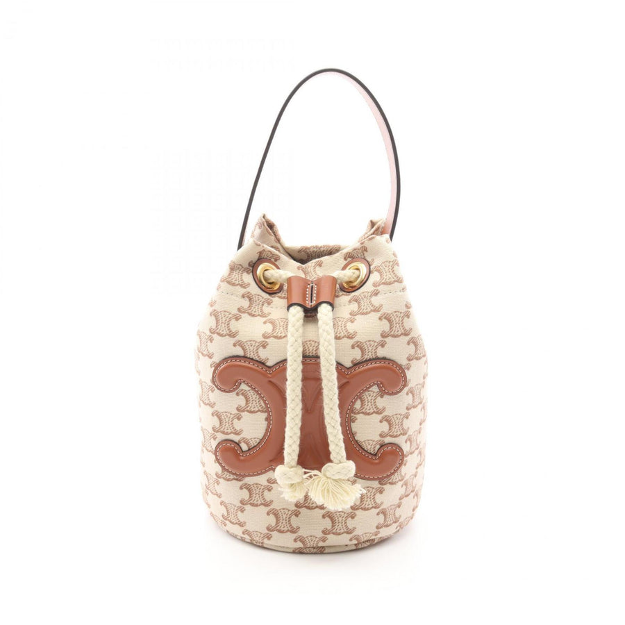 Celine Canvas Brown Handbags