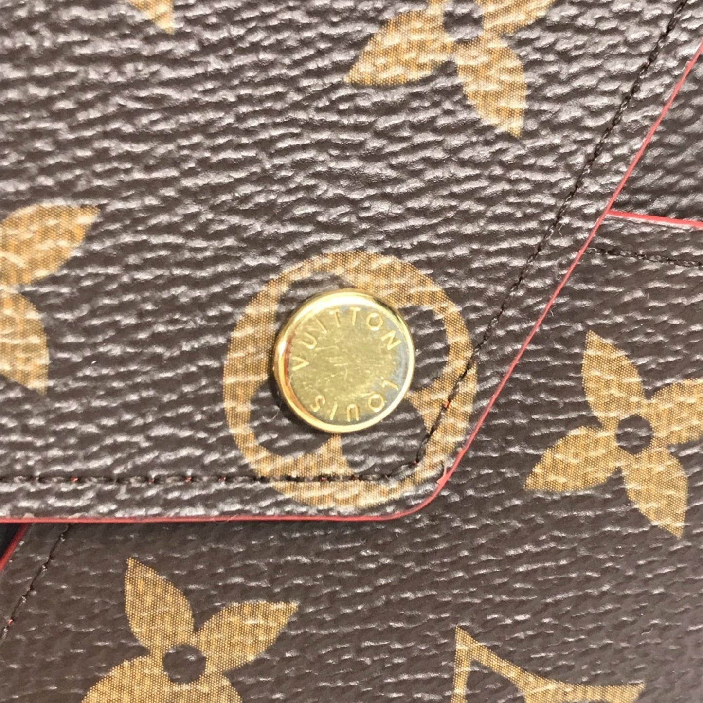Louis Vuitton Monogram Canvas Brown Clutch Bags