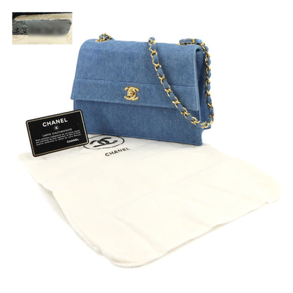 Chanel Denim Blue Shoulder Bags