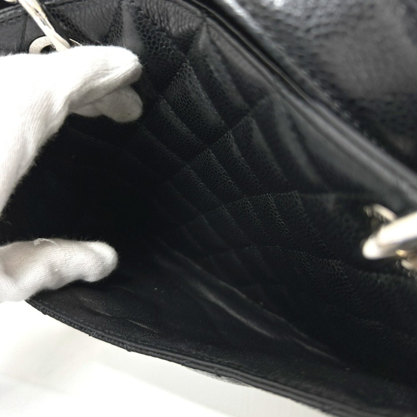 Chanel Calfskin Black Handbags