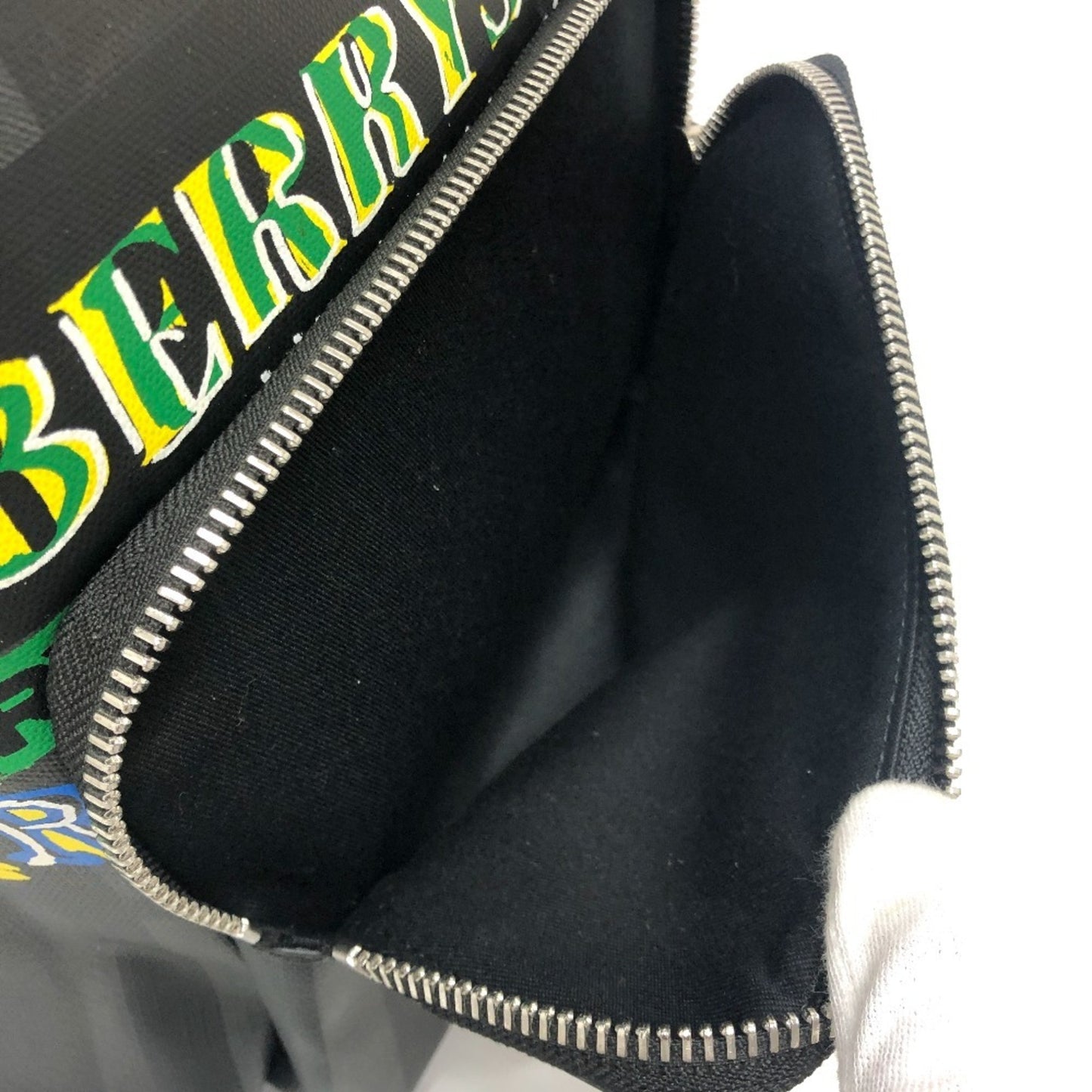Burberry Pvc Gray Backpacks