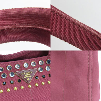 Prada Canvas Red Tote Bags