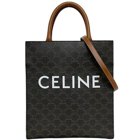Celine Pvc Brown Shoulder Bags