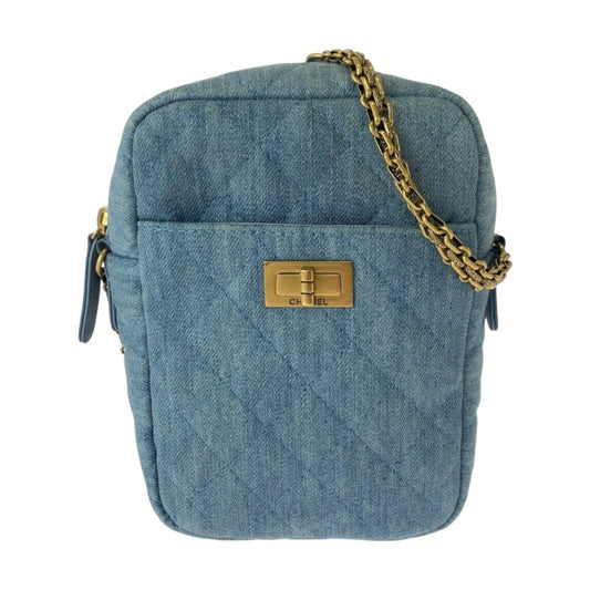 Chanel Denim Blue Shoulder Bags