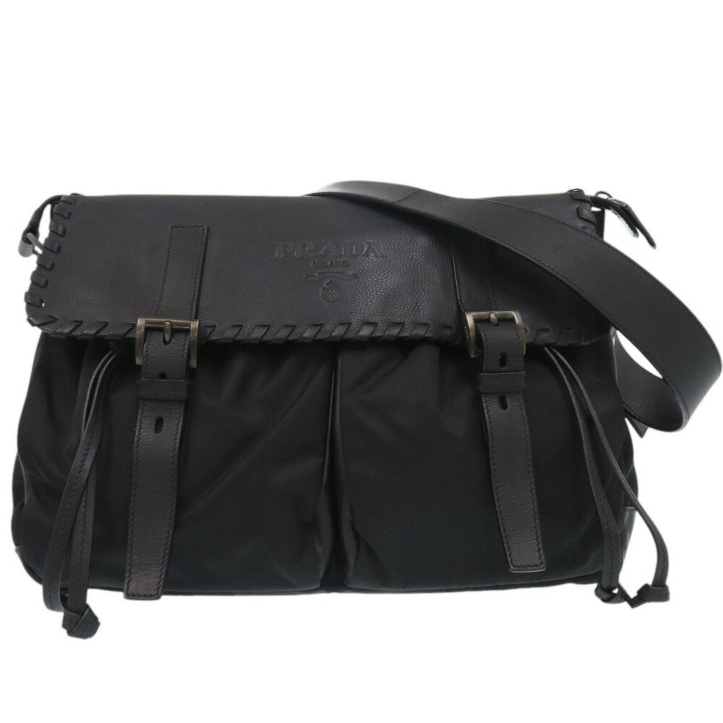 Prada Nylon Black Shoulder Bags