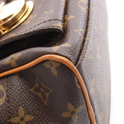 Louis Vuitton Coated Canvas Brown Handbags