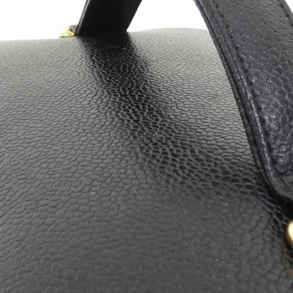 Chanel Calfskin Black Handbags
