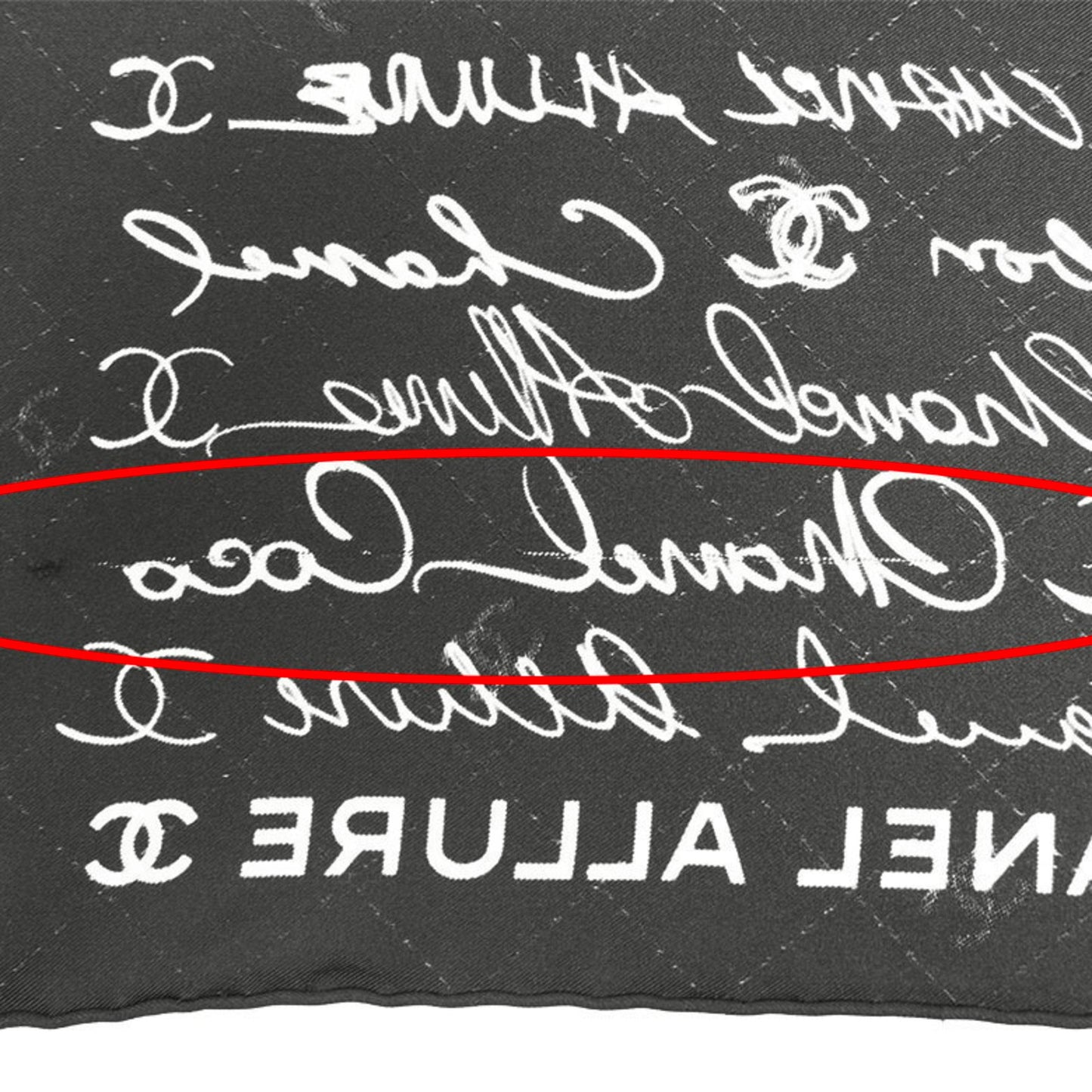 Chanel Silk Black Scarves