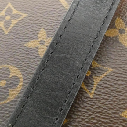 Louis Vuitton Coated Canvas Brown Clutch Bags