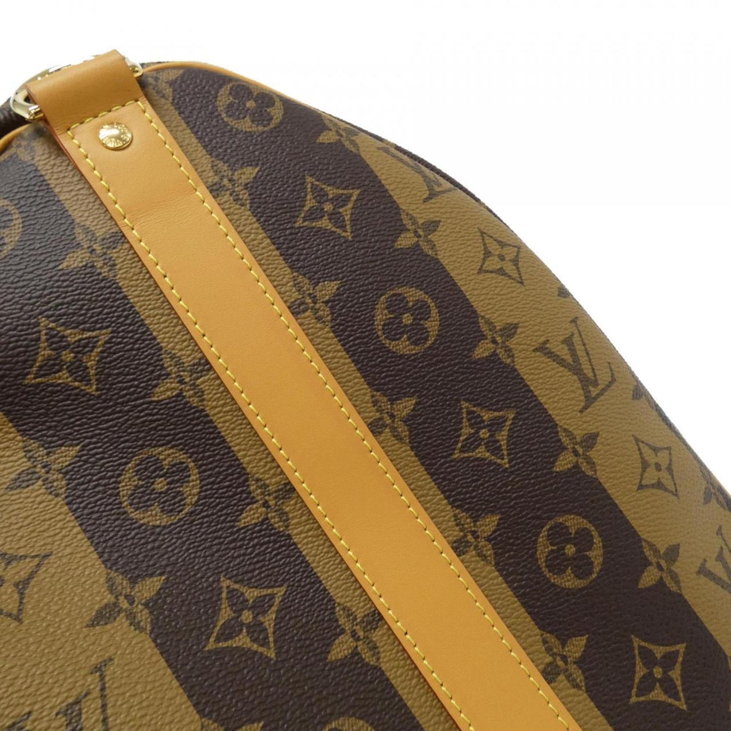 Louis Vuitton Coated Canvas Brown Travel Bags