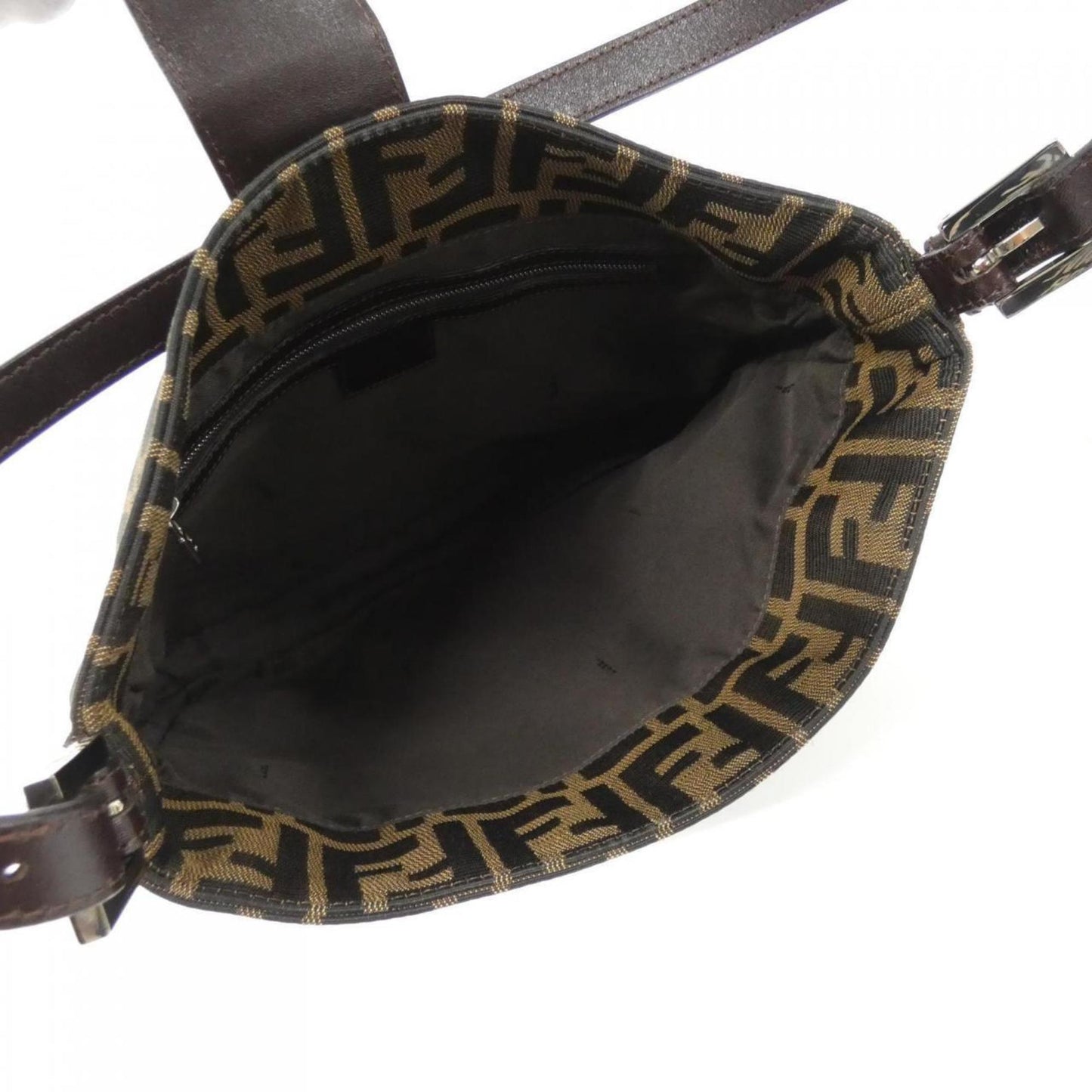 Fendi Canvas Brown Shoulder Bags