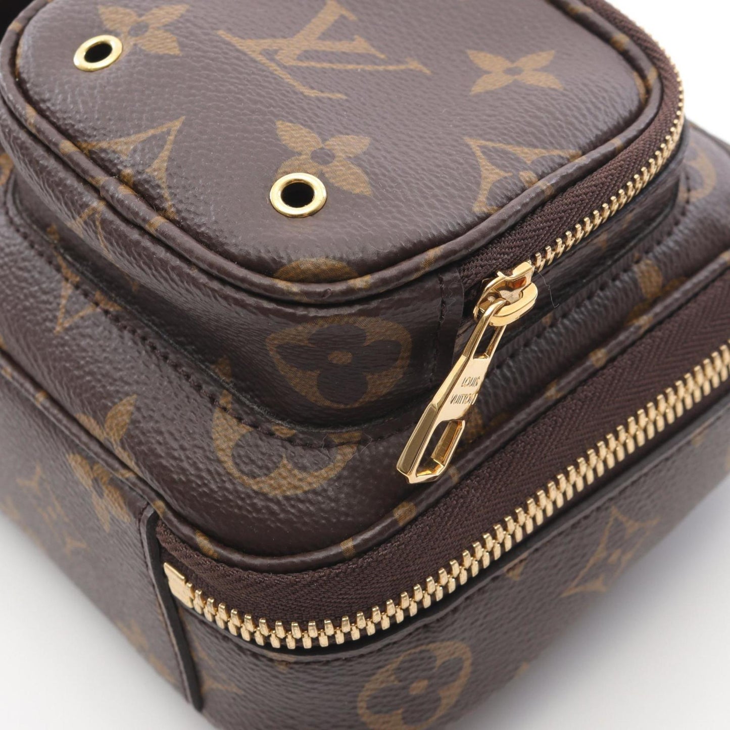 Louis Vuitton Coated Canvas Brown Handbags