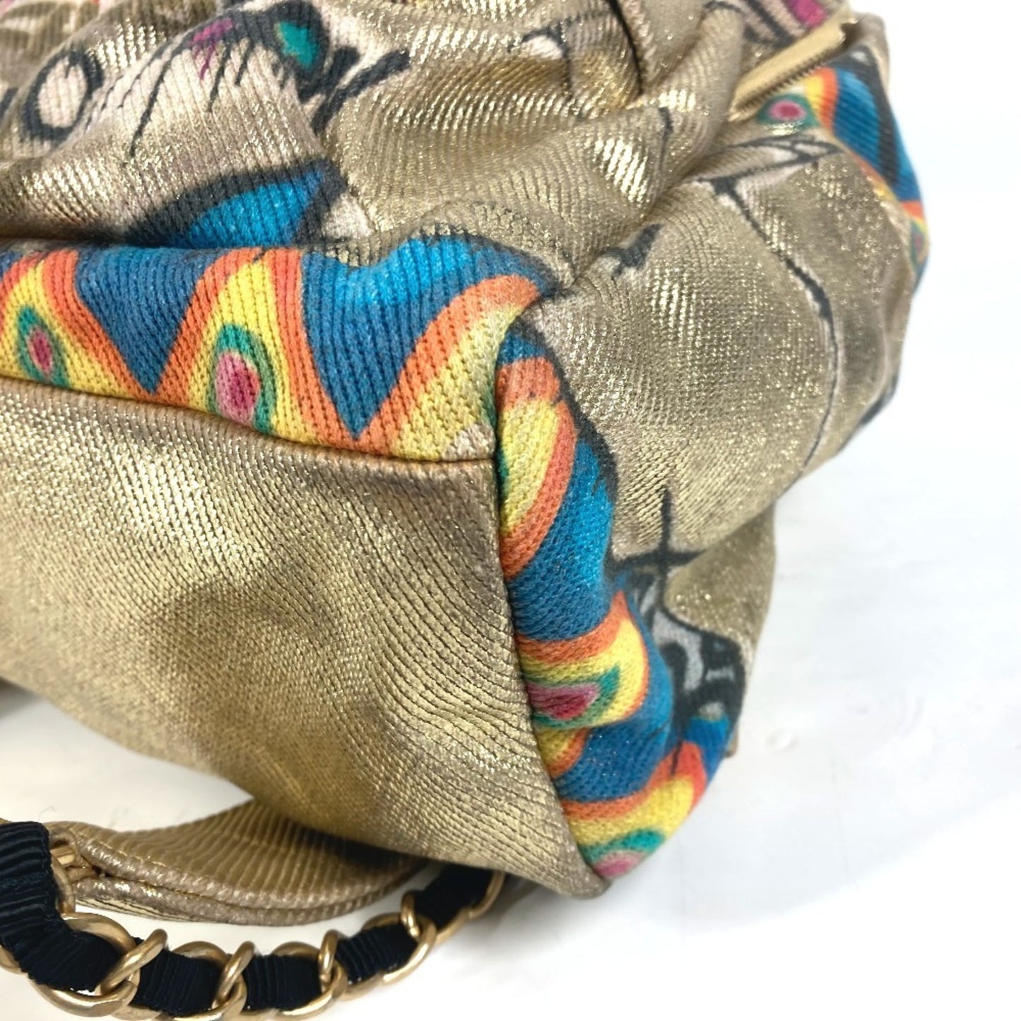 Chanel Canvas Gold Backpacks