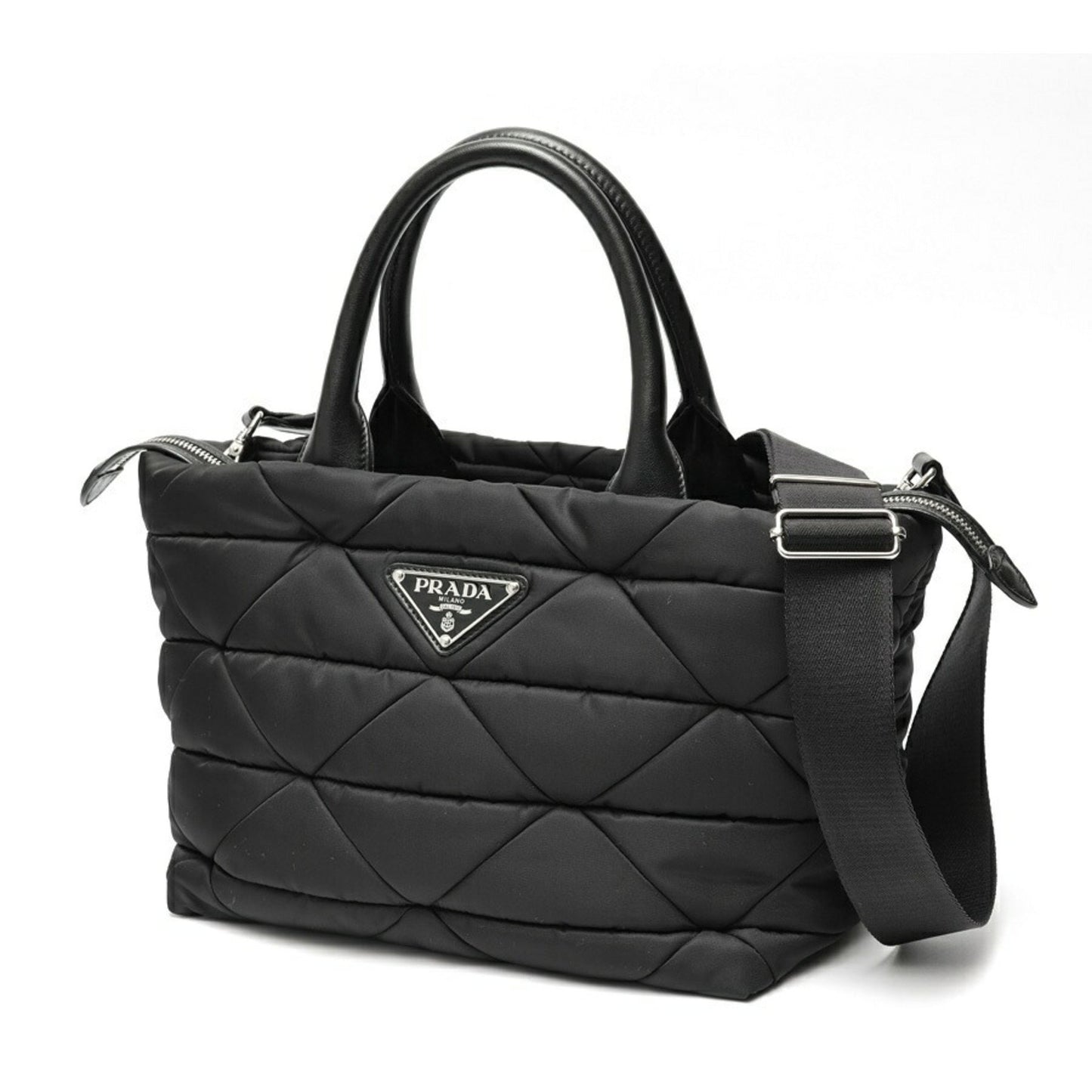 Prada Nylon Black Tote Bags