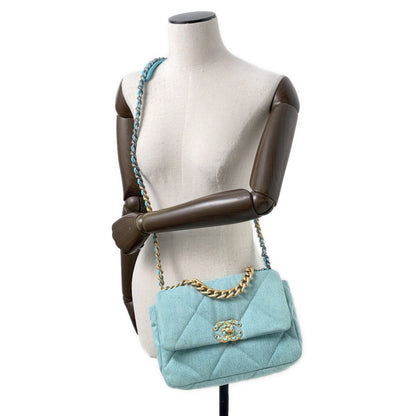 Chanel Denim Blue Shoulder Bags