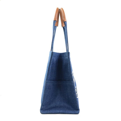 Celine Denim Blue Shoulder Bags