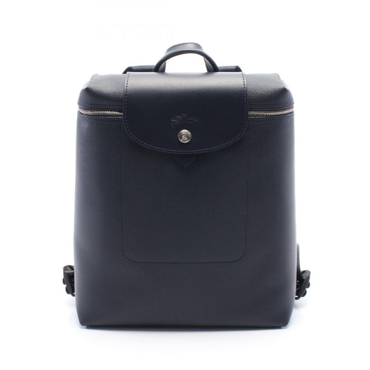 Longchamp Coated Canvas Blue Backpacks
