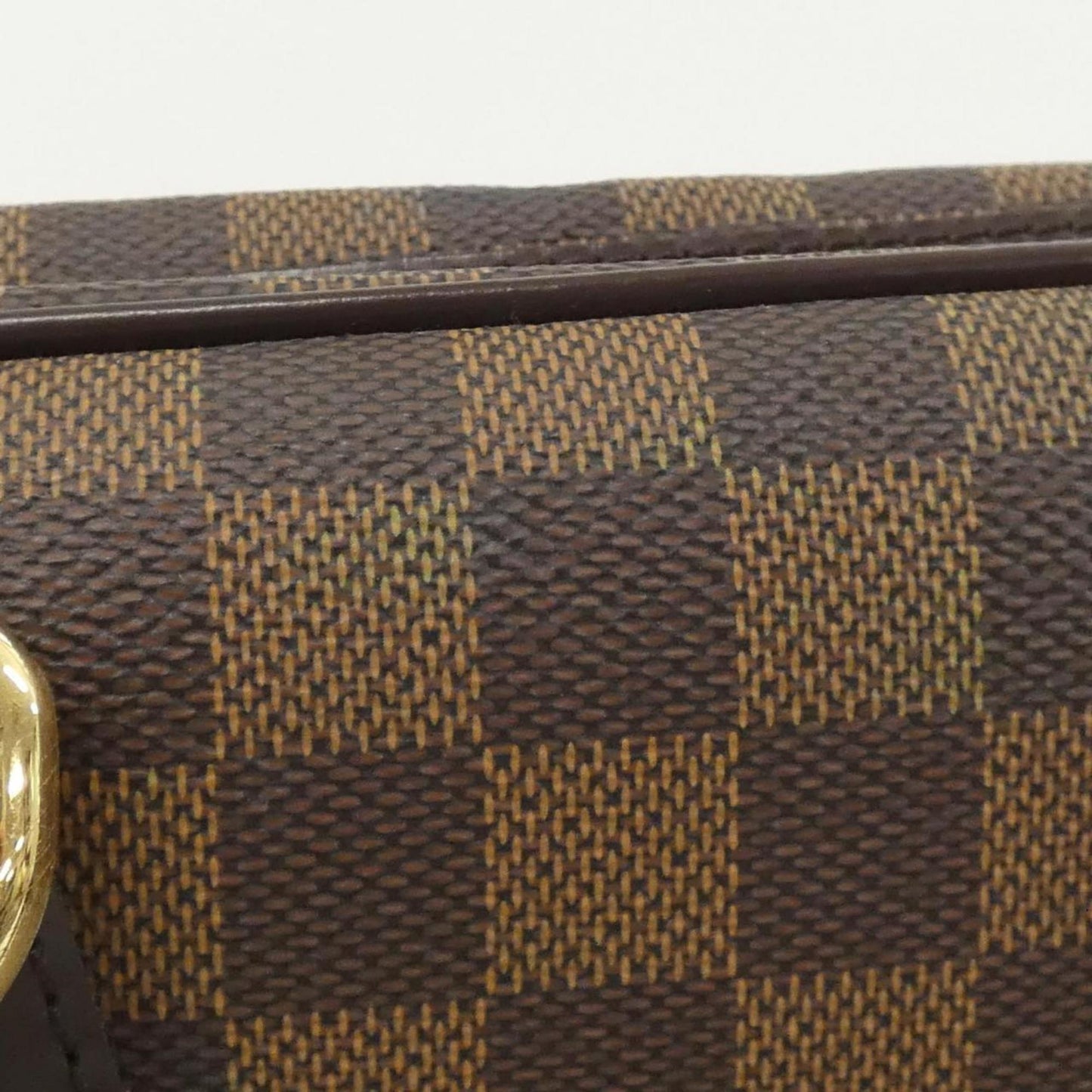 Louis Vuitton Coated Canvas Brown Handbags