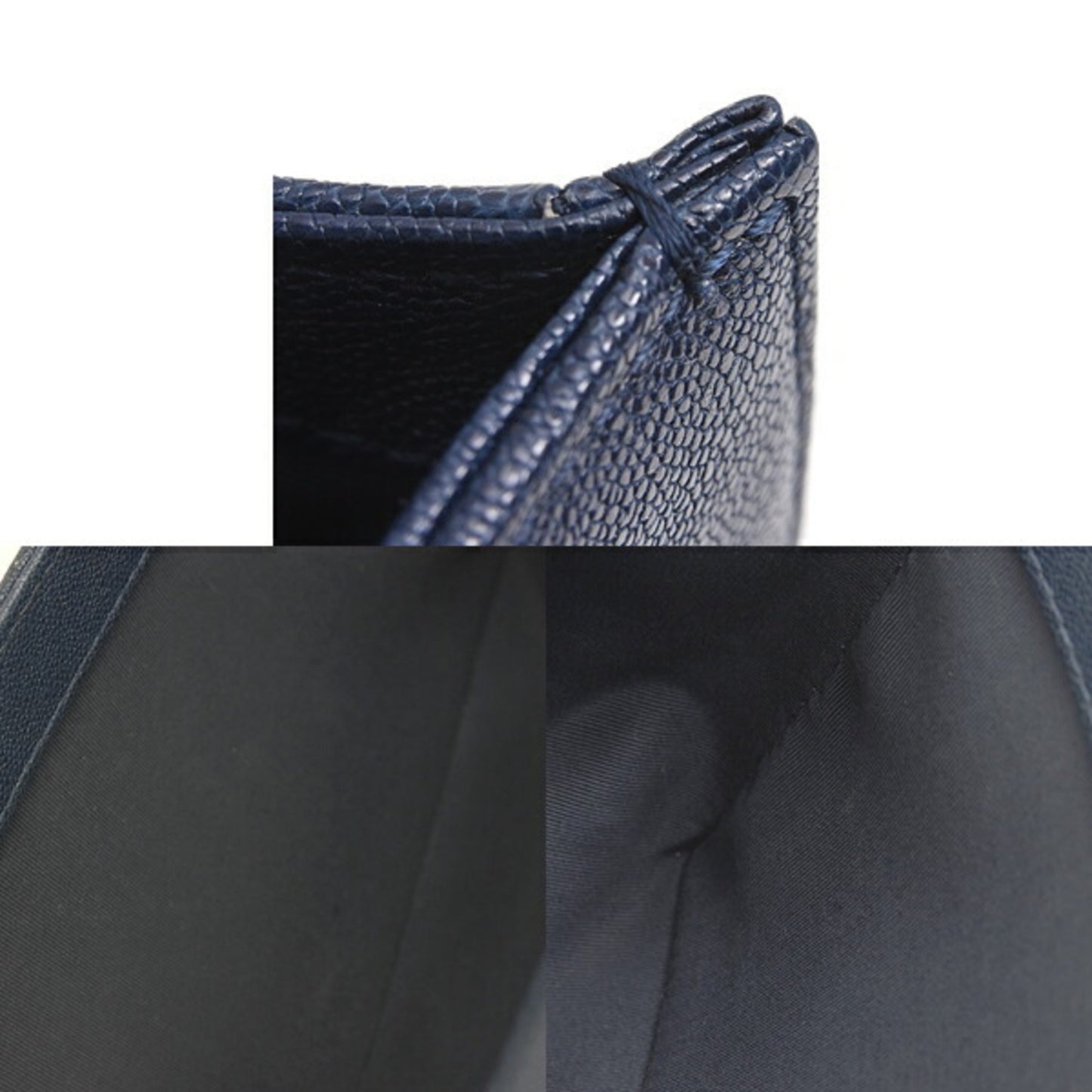 Chanel Calfskin Blue Shoulder Bags
