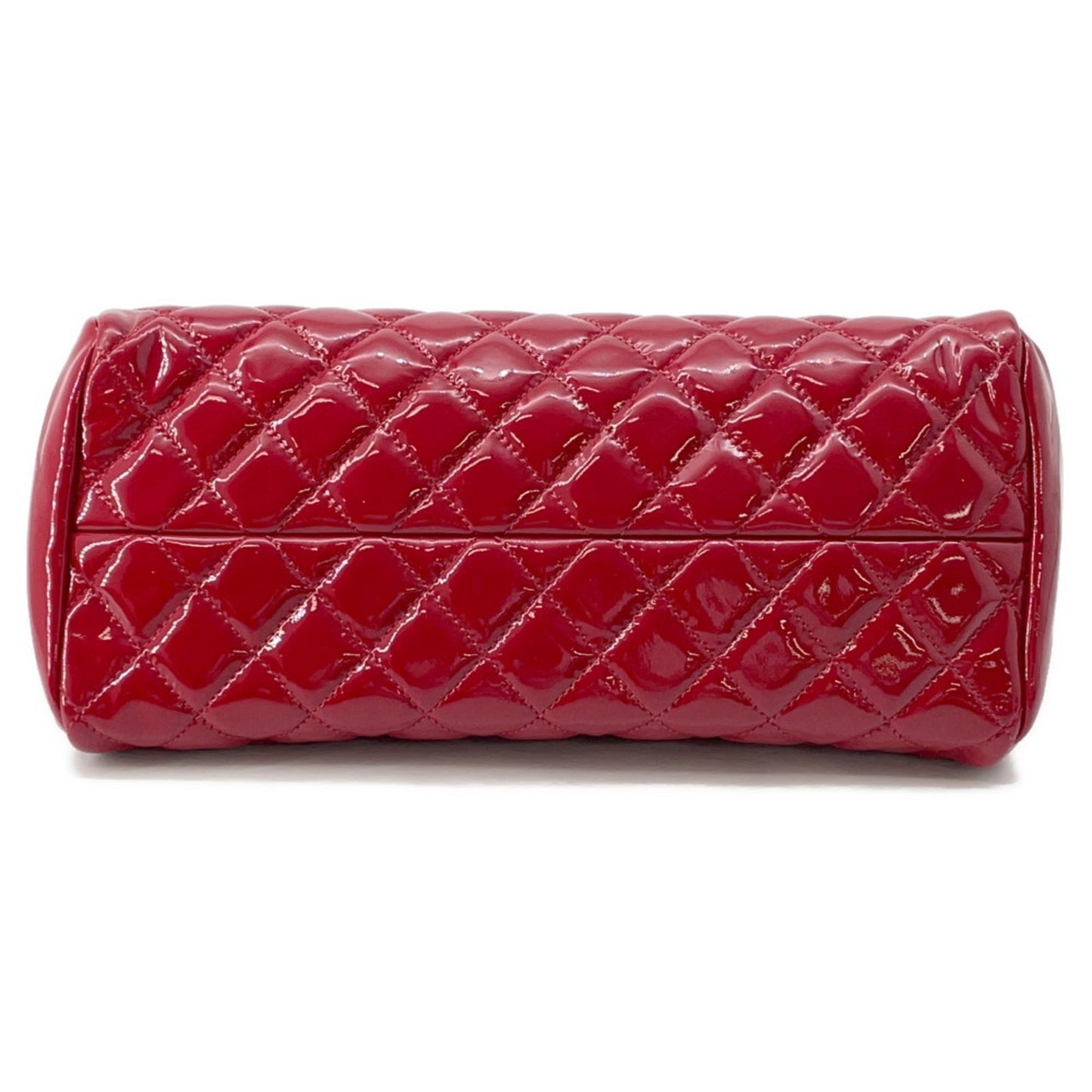 Chanel Patent Red Shoulder Bags
