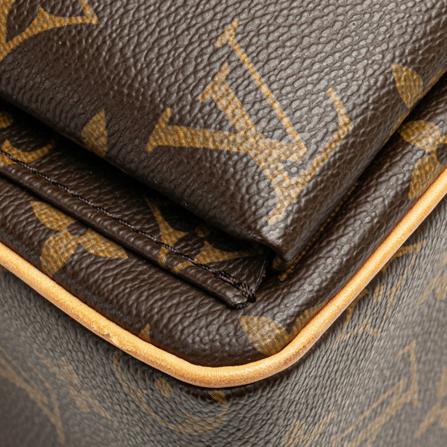 Louis Vuitton Pvc Brown Shoulder Bags