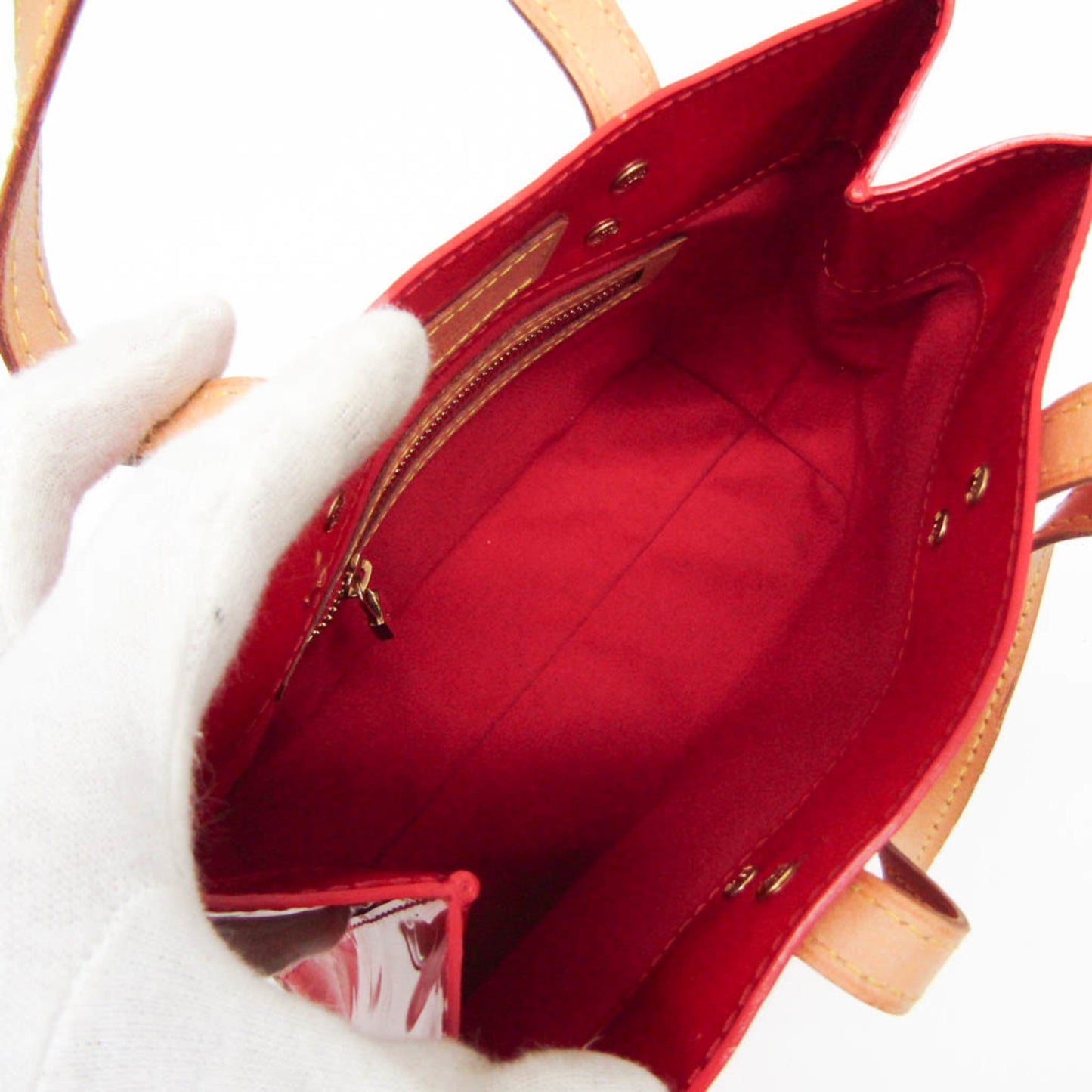 Louis Vuitton Vernis Red Handbags