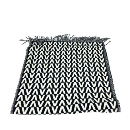 Valentino Cashmere Black Scarves