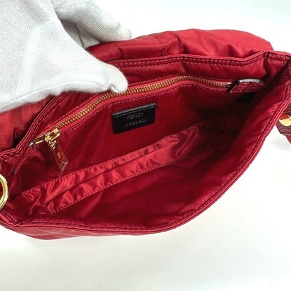 Fendi Nylon Red Shoulder Bags