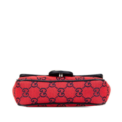 Gucci Canvas Blue Shoulder Bags