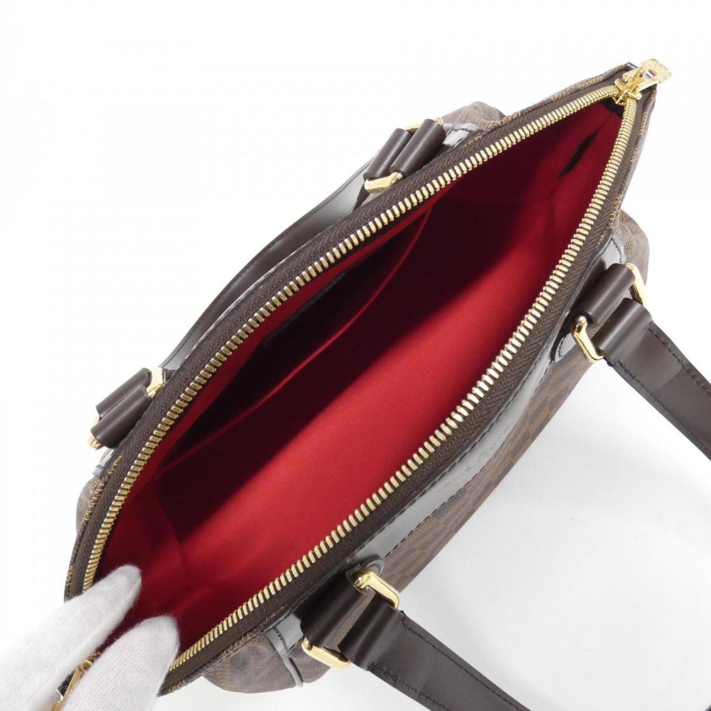 Louis Vuitton Coated Canvas Brown Handbags