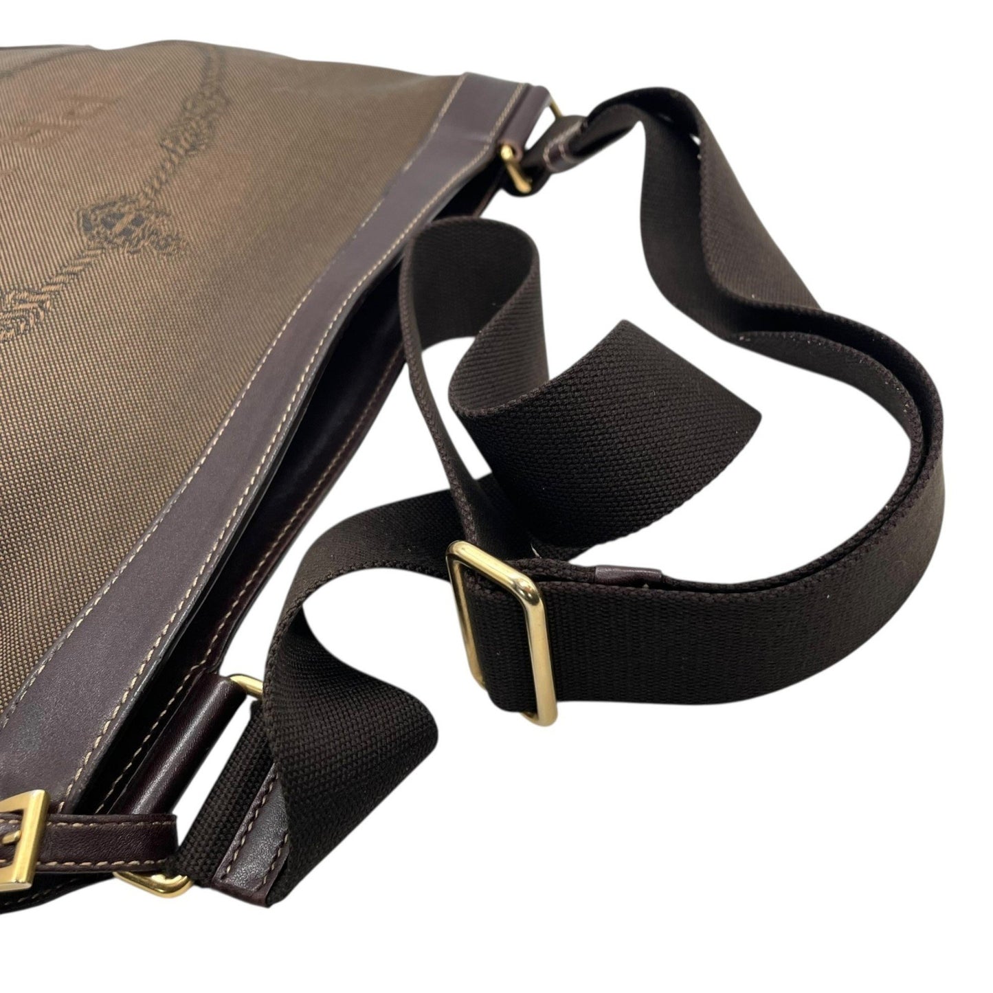 Prada Canvas Brown Shoulder Bags