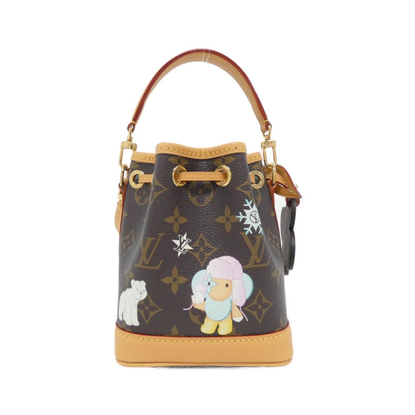 Louis Vuitton Coated Canvas Brown Shoulder Bags