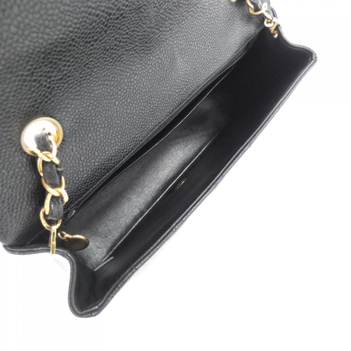 Chanel Calfskin Black Shoulder Bags