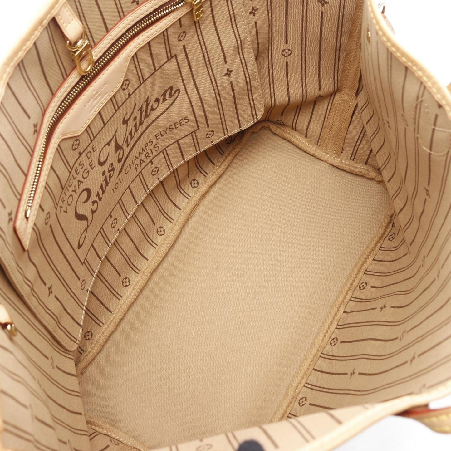 Louis Vuitton Coated Canvas Brown Tote Bags