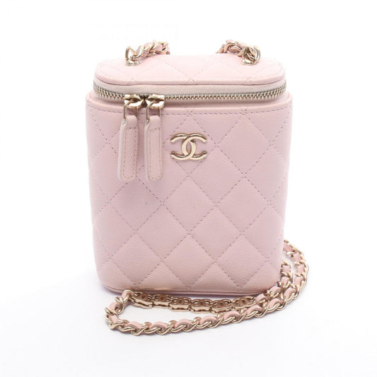 Chanel Calfskin Pink Shoulder Bags