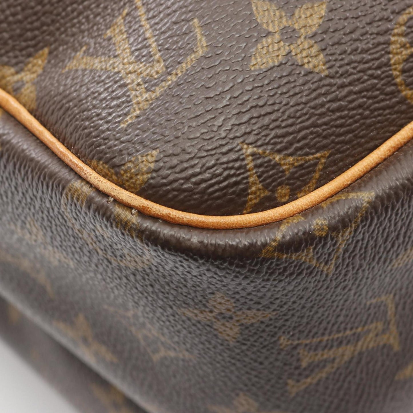 Louis Vuitton Coated Canvas Brown Shoulder Bags